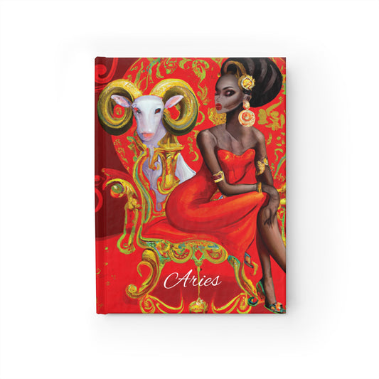 First Lady Aries Hardcover Journal - Ruled Line