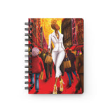 Flossy Kellie Spiral Bound Notebooks and Journals with 2023-2024 Year-at-a-Glance Calendar