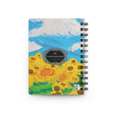 Carefree Spiral Bound Journal & Notebooks with 2023 -2024 Year-at-a-glance calendar