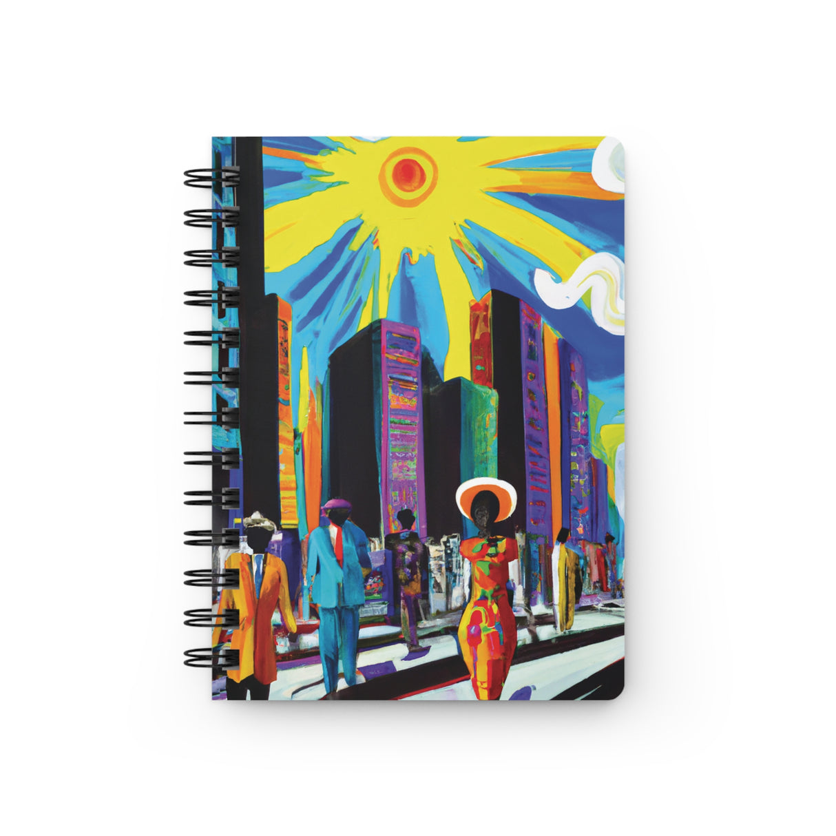 A Brand New Day Spiral Bound Notebooks and Journals with 2023-2024 Year-at-a-Glance Calendar