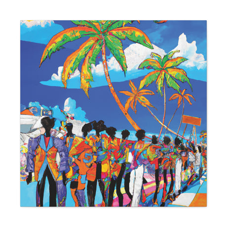 Tropical Wave Canvas Gallery Wraps