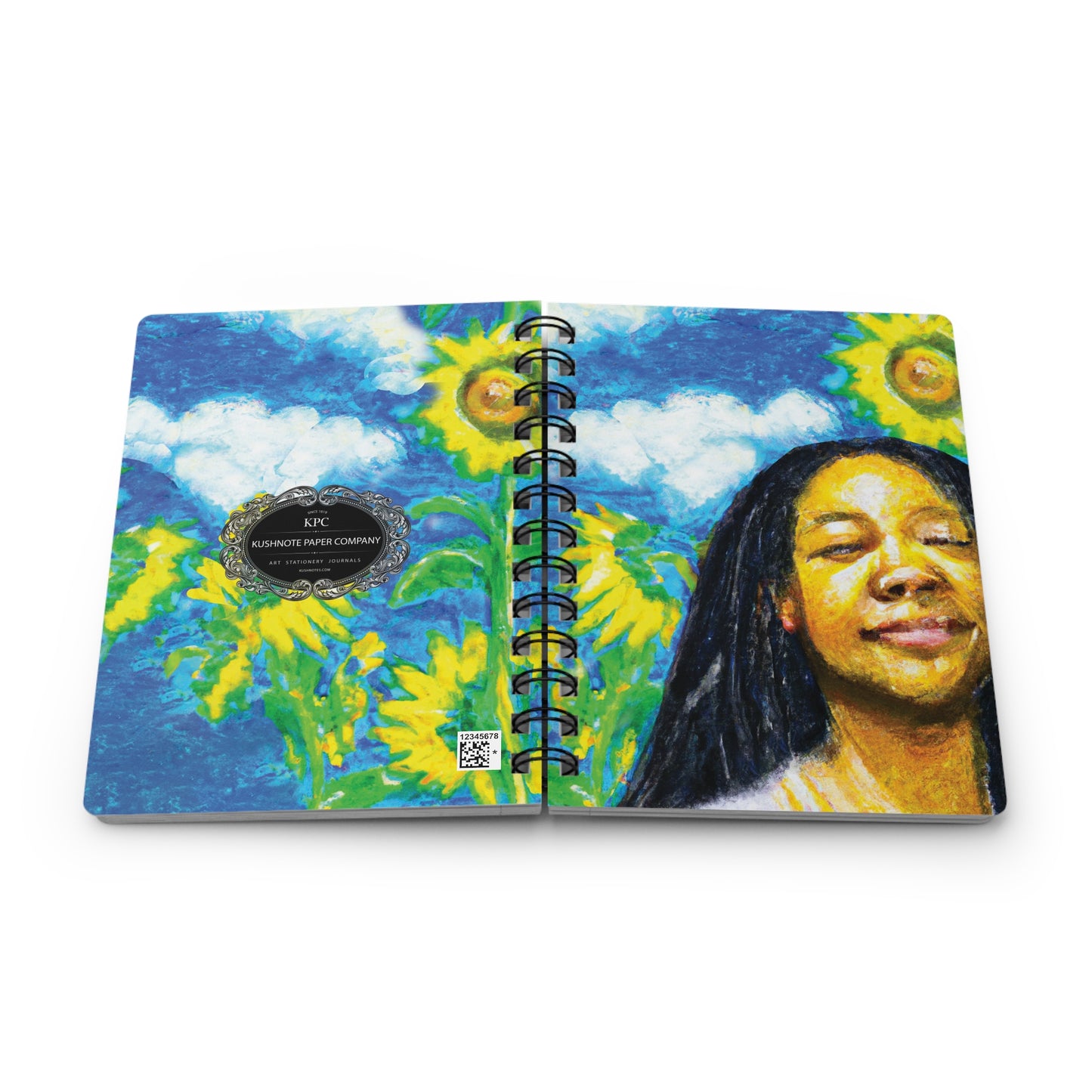 Comfortable in My Skin Spiral Bound Notebooks and Journals with 2023-2024 Year-at-a-Glance Calendar