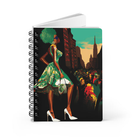 Cold Floss Spiral Bound Notebooks and Journals with 2023-2024 Year-at-a-Glance Calendar