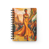 Rih Floss Spiral Bound Notebooks and Journals with 2023-2024 Year-at-a-Glance Calendar