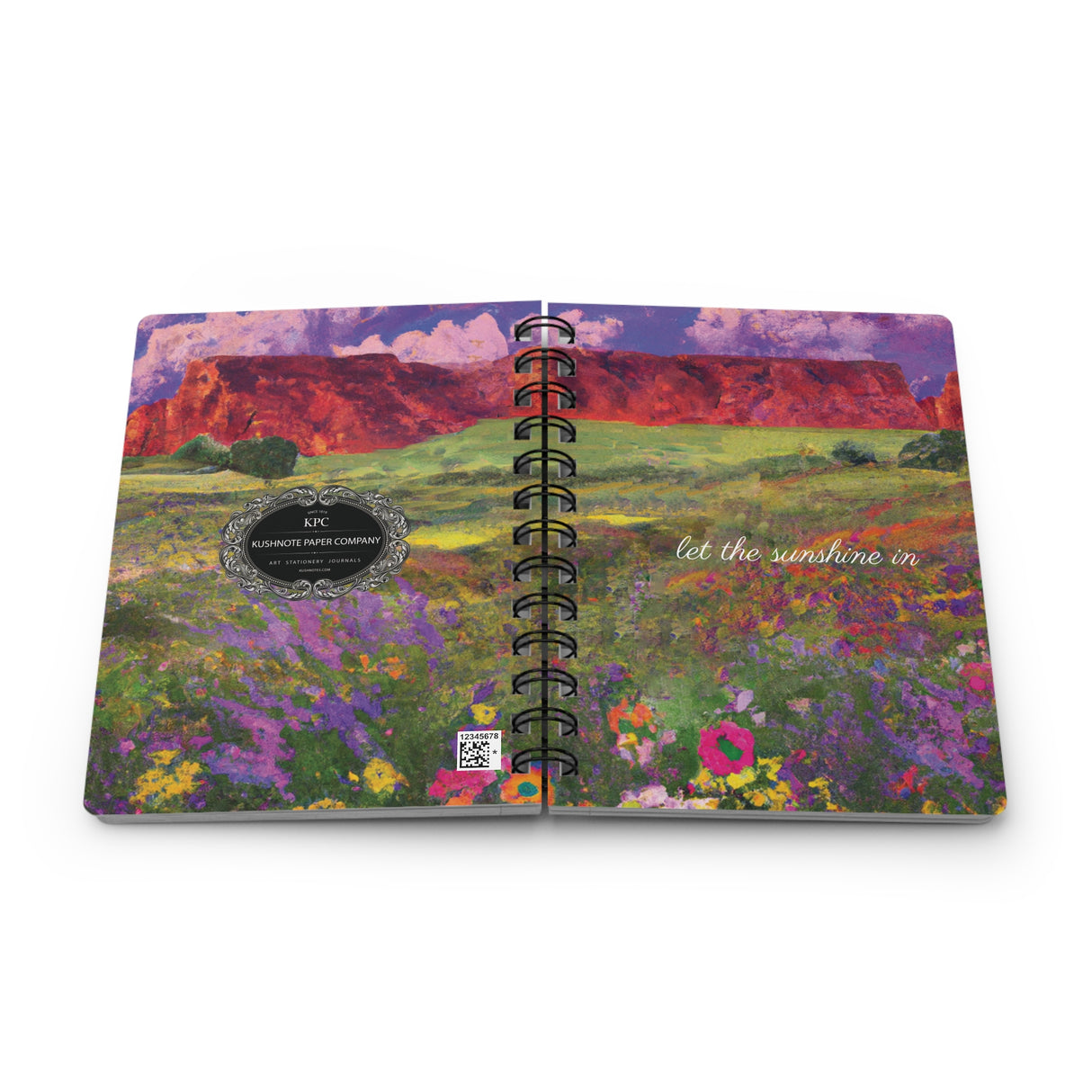 Let The Sunshine In Spiral Bound Journal & Notebooks with 2023 -2024 Year-at-a-glance calendar