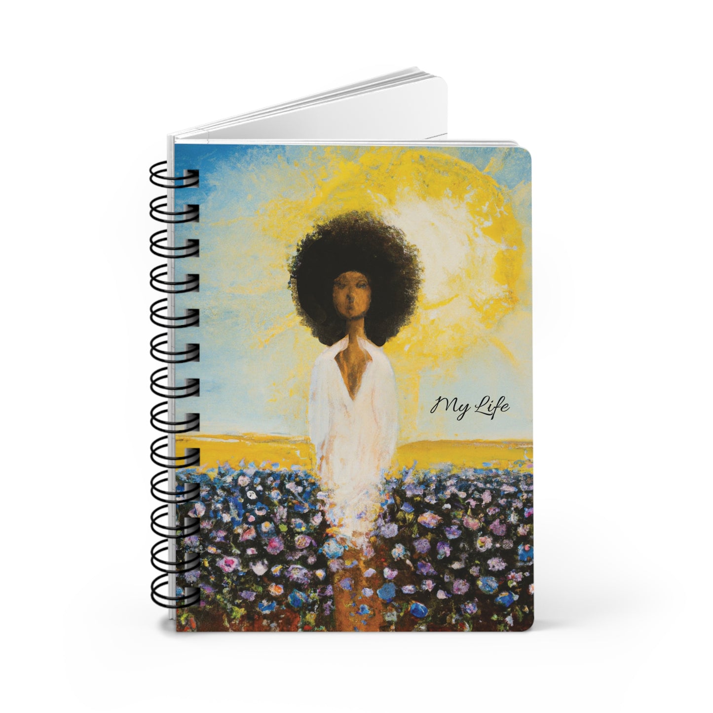 My Life Spiral Bound Notebooks and Journals with 2023-2024 Year-at-a-Glance Calendar
