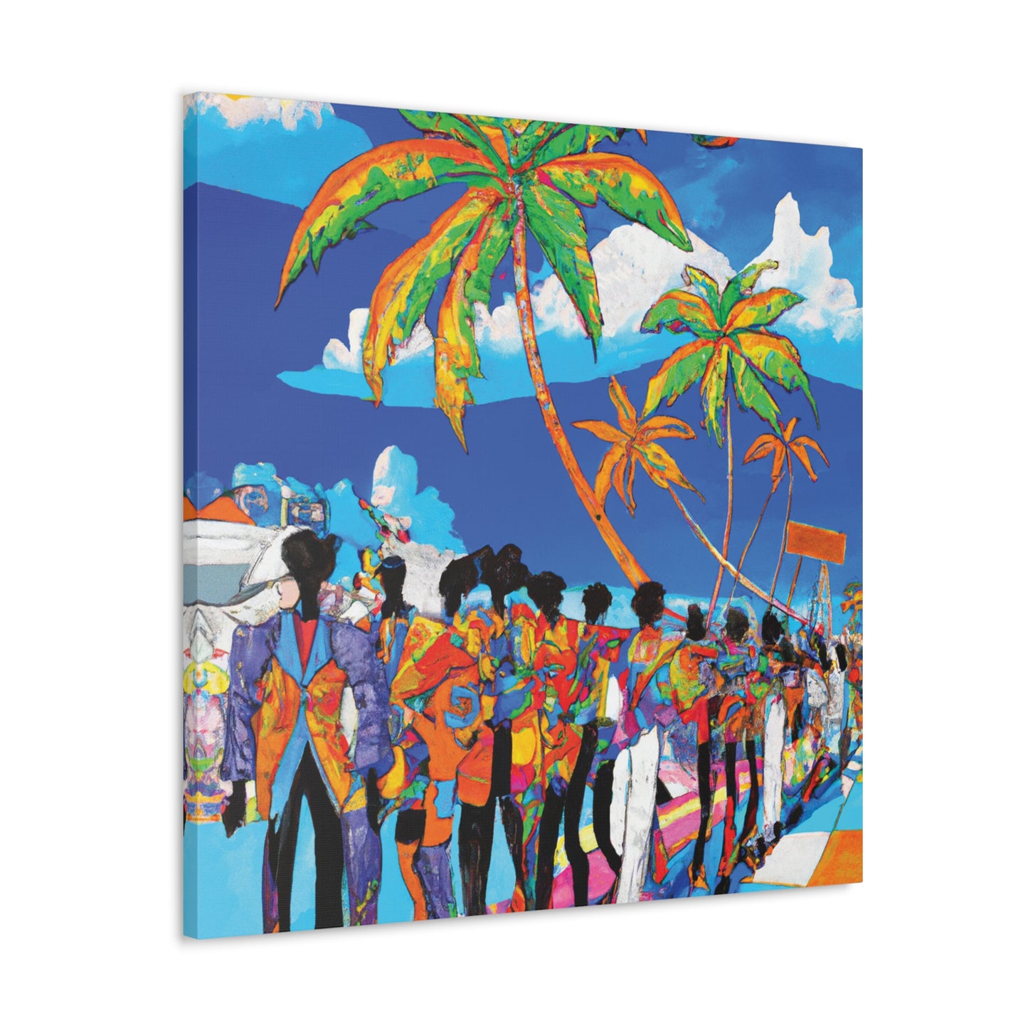 Tropical Wave Canvas Gallery Wraps