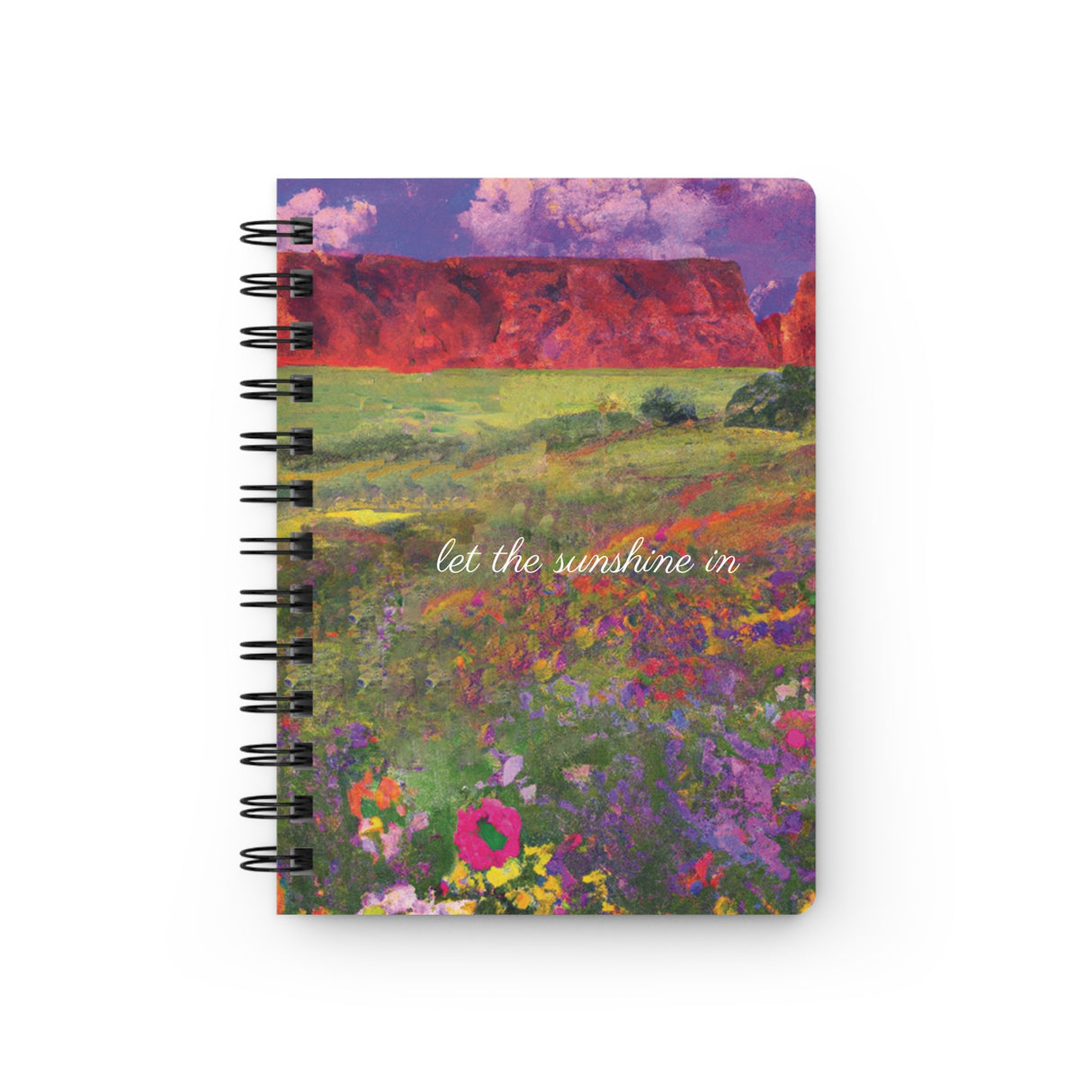 Let The Sunshine In Spiral Bound Journal & Notebooks with 2023 -2024 Year-at-a-glance calendar