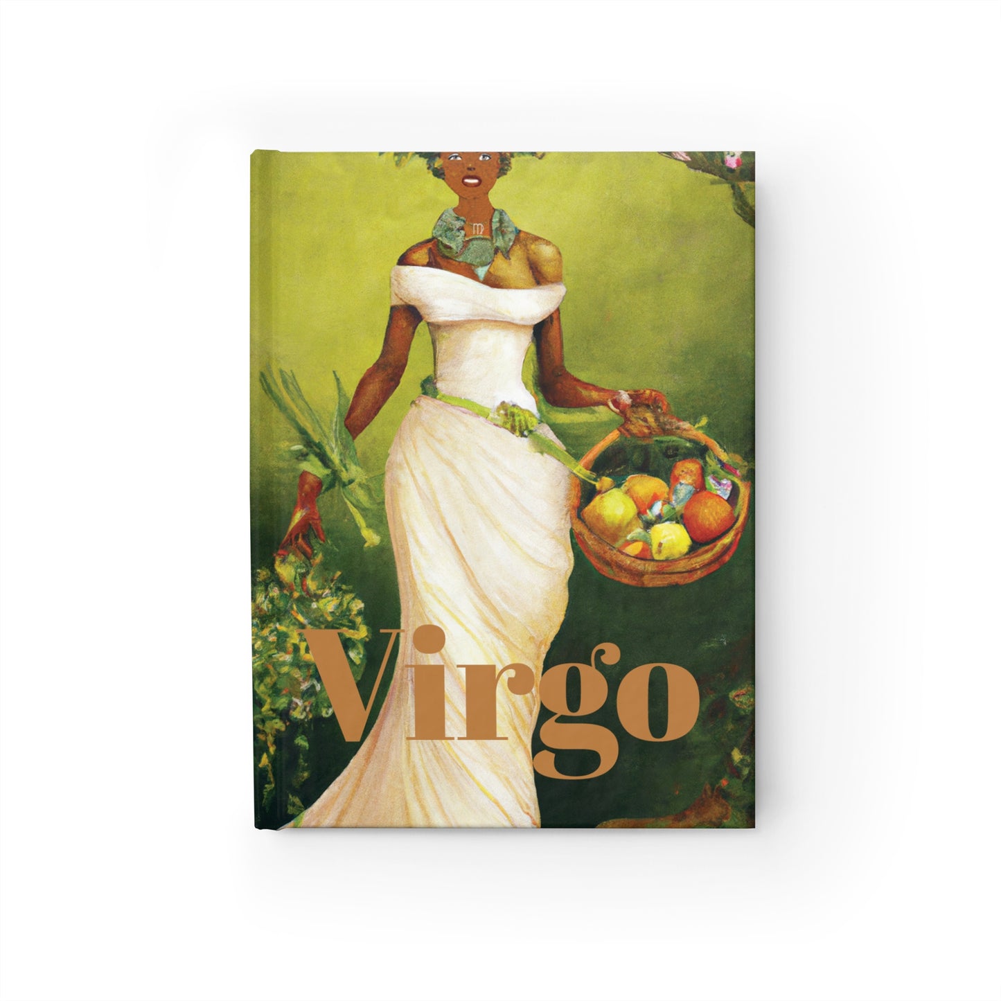 Virtuous Virgo Hardcover Journal - Ruled Line