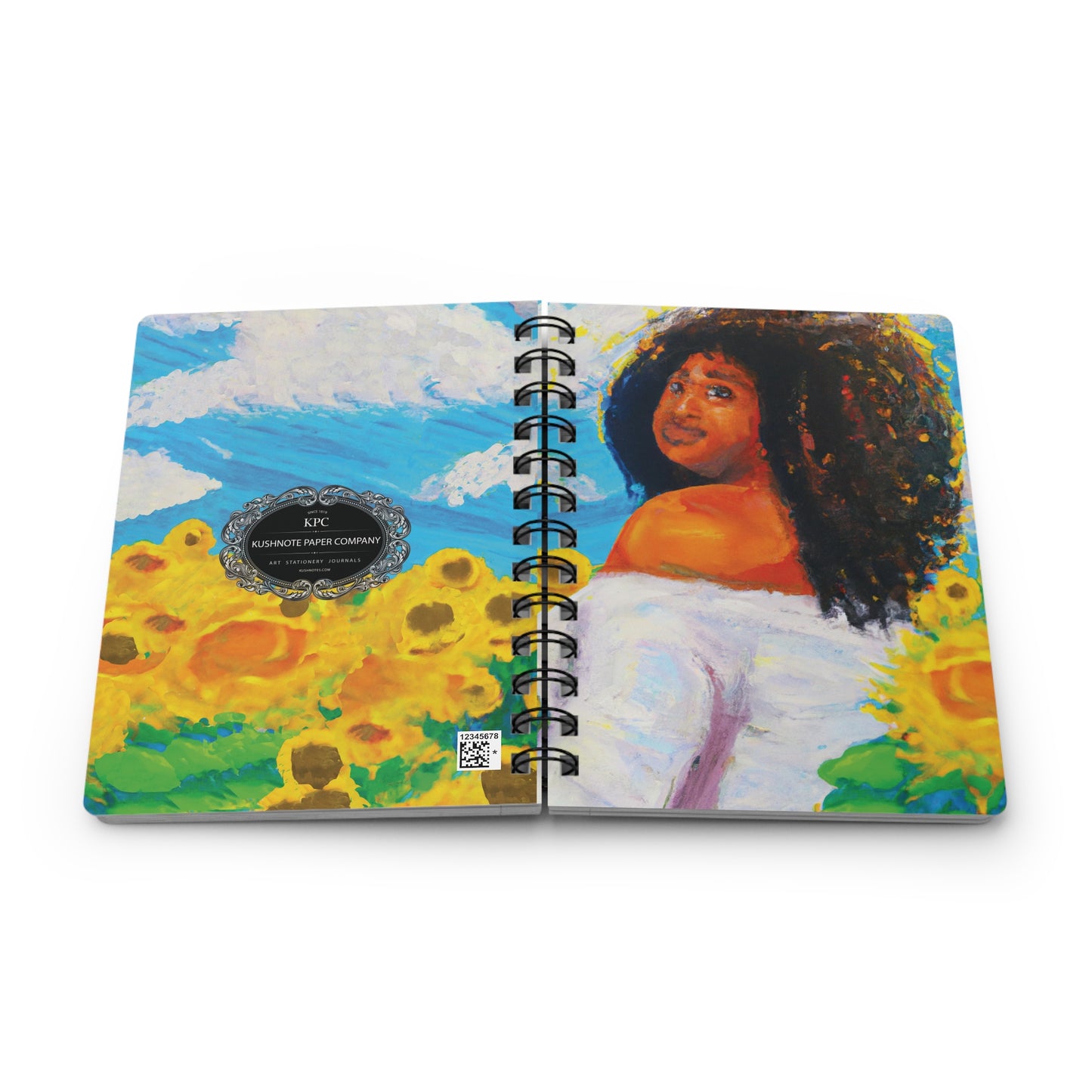 Carefree Spiral Bound Journal & Notebooks with 2023 -2024 Year-at-a-glance calendar