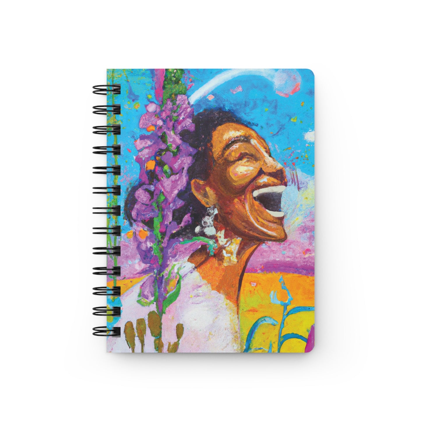 Colorful Spirit  Spiral Bound Notebooks and Journals with 2023-2024 Year-at-a-Glance Calendar