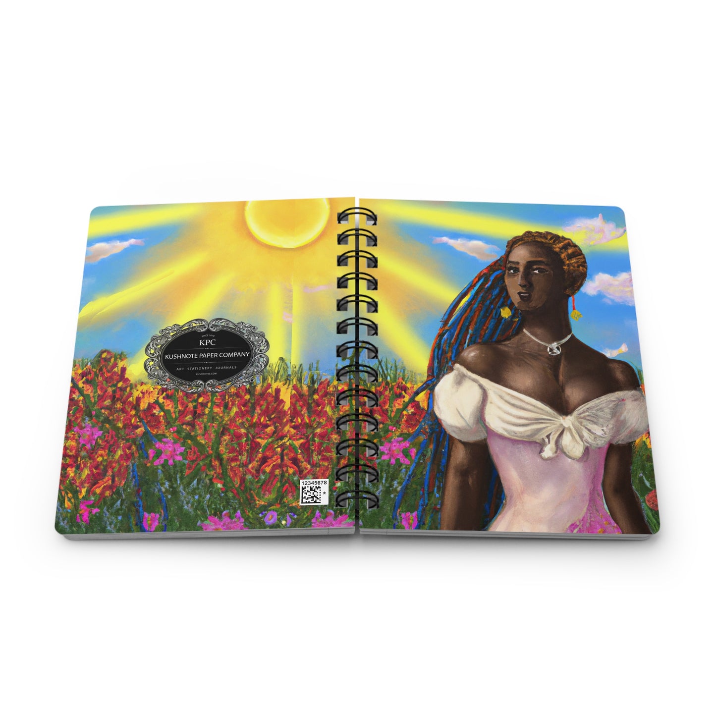 Mother Nature is a Dred Spiral Bound Notebooks and Journals with 2023-2024 Year-at-a-Glance Calendar