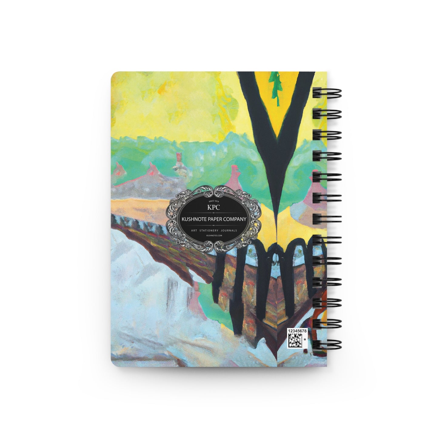 Silk Spiral Bound Notebooks and Journals with 2023-2024 Year-at-a-Glance Calendar