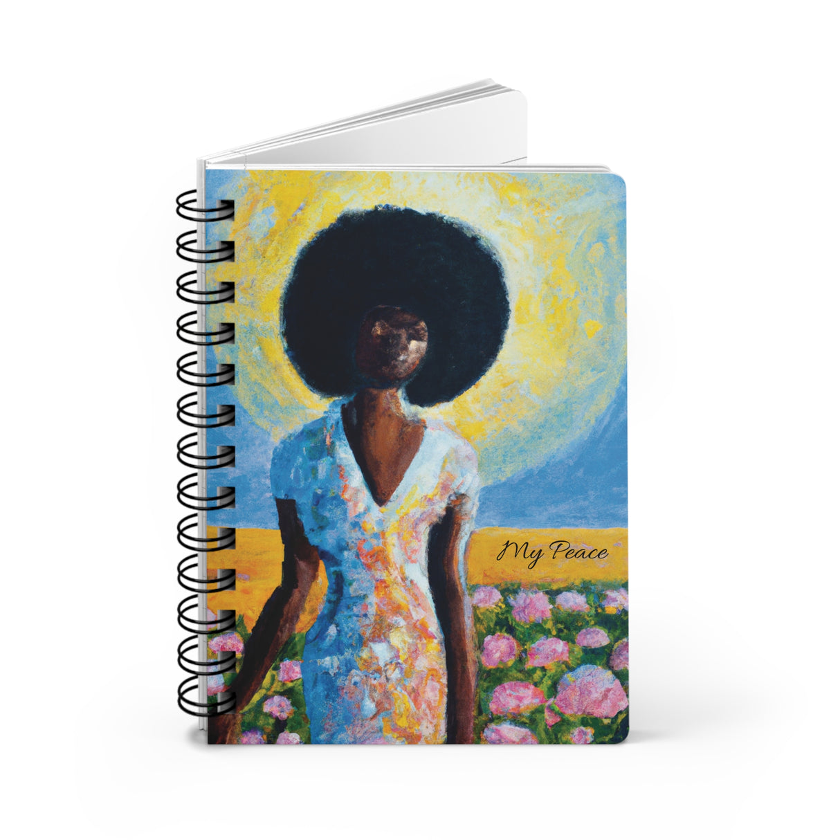 My Peace Spiral Bound Journal with 2023-2024 Year-at-a-Glance Calendar