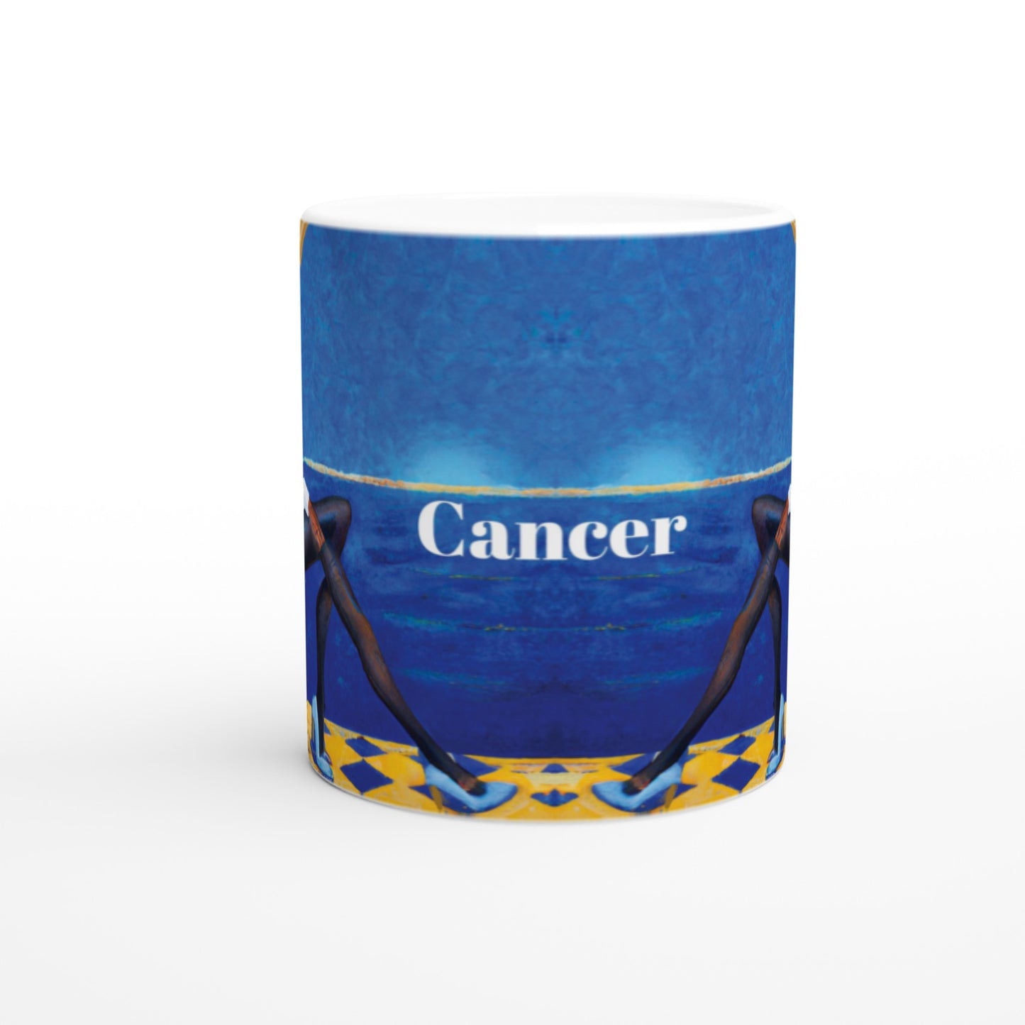 Luxy Blue Cancer Ceramic Mug -11oz