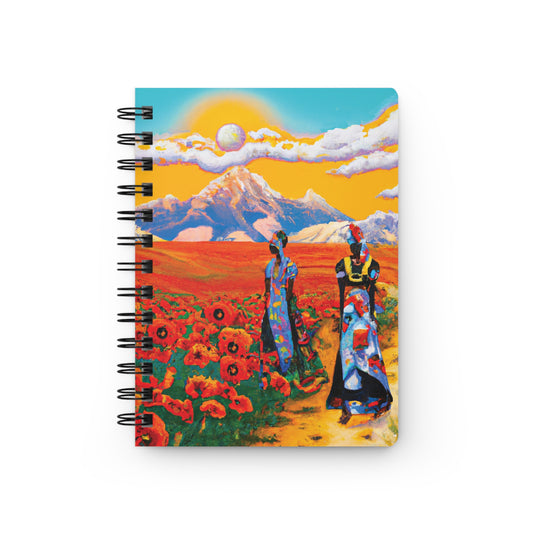 Naturally Devine Spiral Bound Notebooks and Journals with 2023-2024 Year-at-a-Glance Calendar