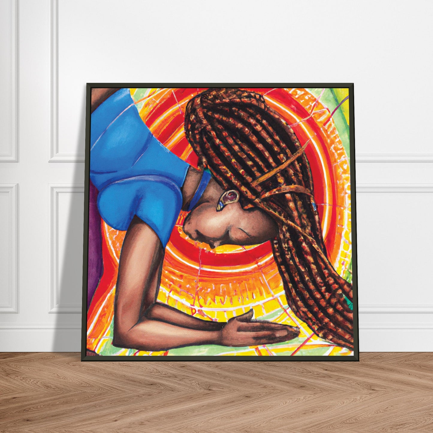"Centered" - Wall Art Prints with Metal Framed