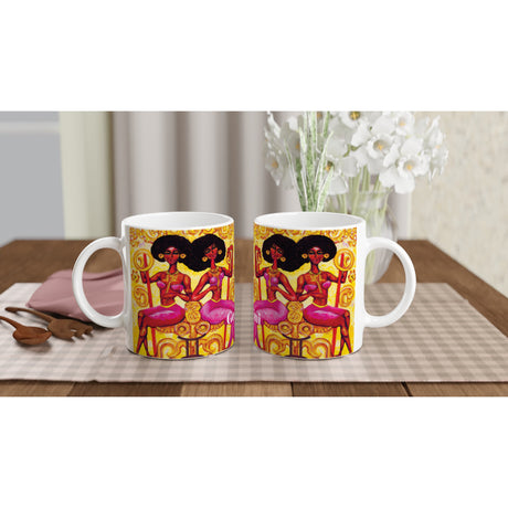 The Great Twins Gemini Ceramic Mug -11oz