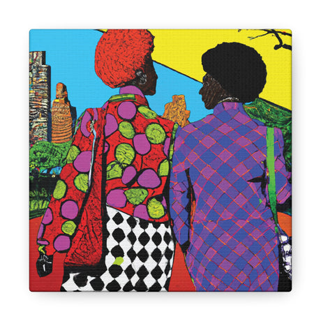 "Listening to my Sis" Canvas Gallery Wraps