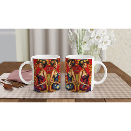 Two of Us Gemini Ceramic Mug -11oz