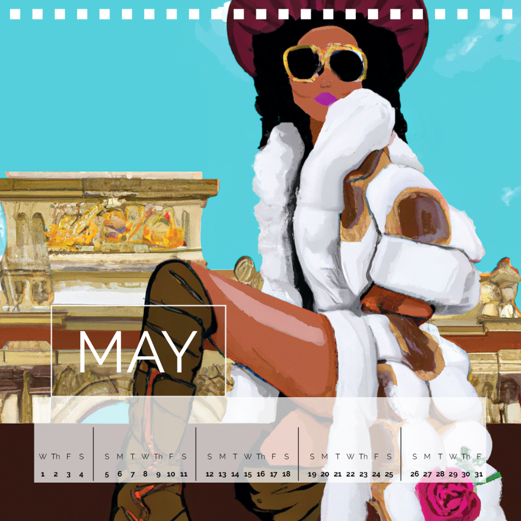 Mink Floss - 2024 Desk Calendar